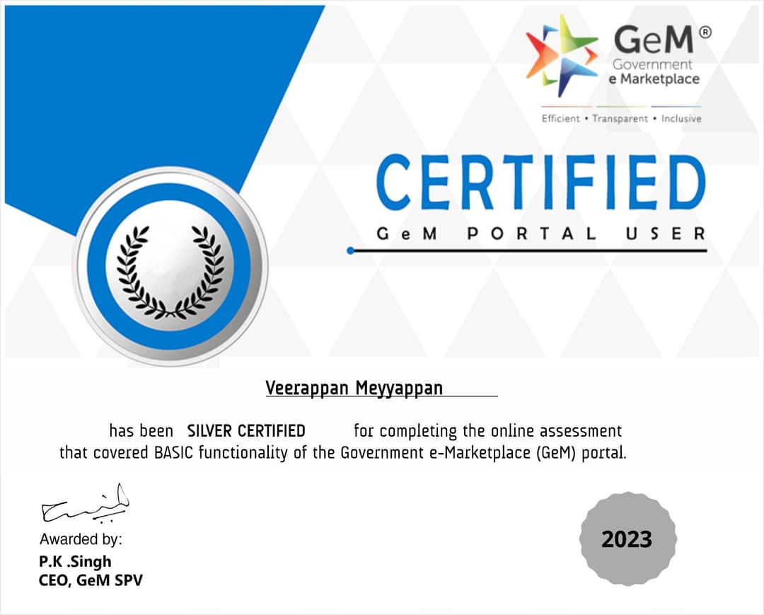 GeM Portal User